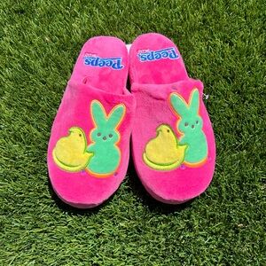 NWT Peeps Slippers Easter size M (Adult 7-8)
